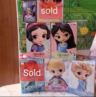 Disney公主系列 Qposket 花木蘭白雪公主toystory 寶貝Frozen Elisa figure 模型
