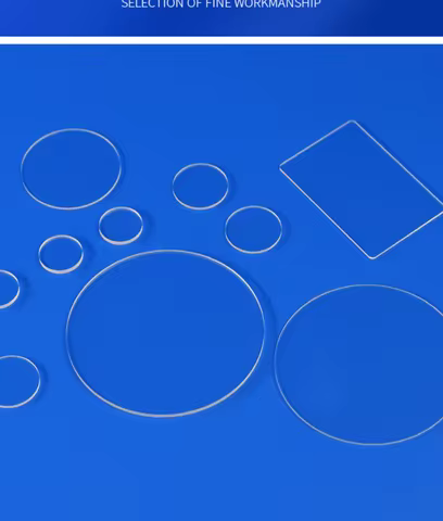 Optical Coating Substrate K9 Glass High Transmittance B270 Square Round 4 Inches More Size More Thic