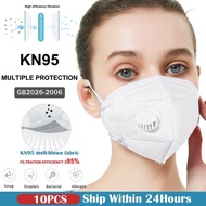 KN95 mask 5-ply 3D Reusable With Valve Face Mask Protection N95