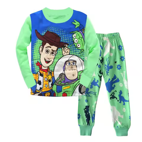 New Children's Pajamas Sets Cartoon TOYS Kids Buzz Lightyear Pyjamas Baby Boy Girls Baby Boys Clothe
