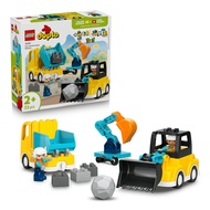 [BricksInBoots] LEGO DUPLO Town 3 in 1 Construction Vehicles (10475)(22 Pieces)