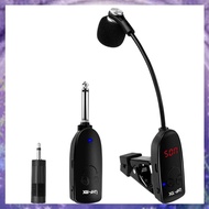 (Y W Z H)1Set UHF Wireless Instruments Saxophone Microphone 50M Range Plug and Play Great for Saxoph