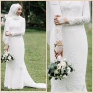 gaun pengantin muslimah malaysia melayu gaun walimah gaun akad wedding