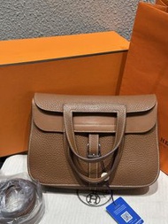 Hermes Halzan25 金棕銀扣