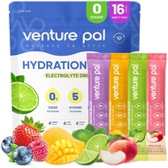 Venture Pal Sugar Free Electrolyte Powder Packets - Liquid Daily IV Hydration Packets | Electrolytes