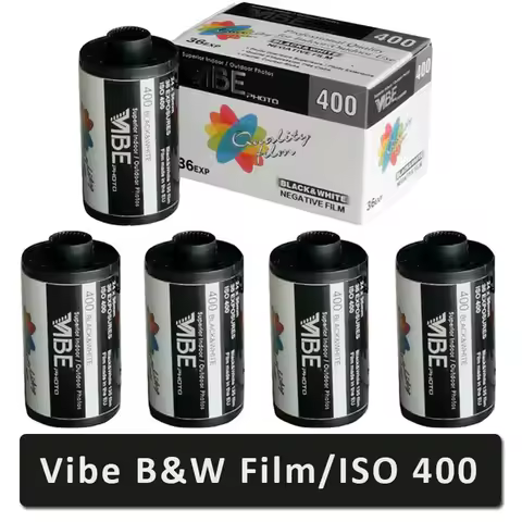 1Roll/2Roll/3Roll/5Roll VIBE 400 Black & White film ISO 400 35mm 135 Negative film 36EXP/Roll for Ko