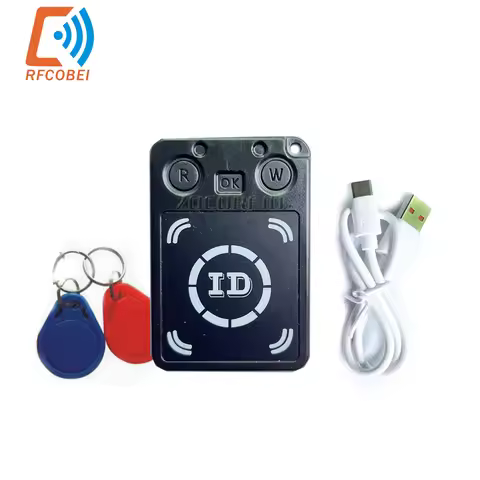 Mini 125KHz Read EM4100 TK4100 RFID Copier Writer Duplicator Programmer Reader EM5200 Rewritable ID 