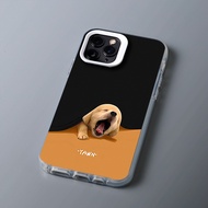 TRI Leocase premium silicone iPhone case Yawning white dog funny inanimate case for iPhone
