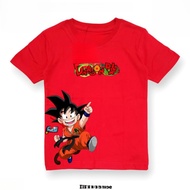 【220G 100%Cotton T-Shirt】 NELLY KFS 301 Cool Dragon Goku Dragoball Kids T-Shirt KFS Kids Fa