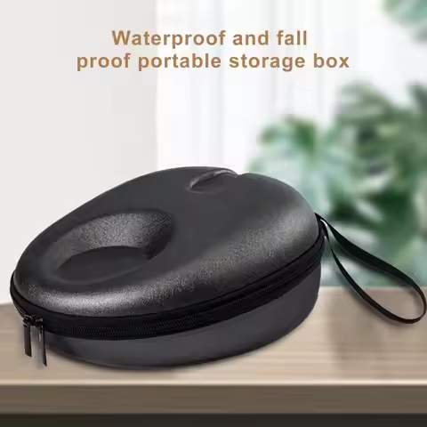 Protective Case Dust proof Pressure resistant Waterproof Foldable Headphone Storage Pouch for PS5 PU
