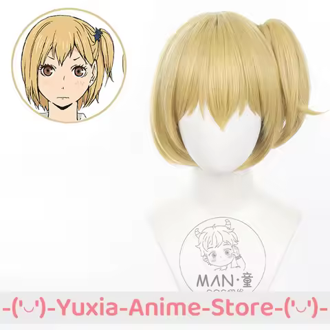 Haikyuu!! Hitoka Yachi Cosplay Wig Anime Game Roleplay Party Costume Prop Synthetic Hair Heat Resist