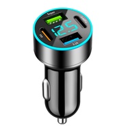 Car Charger Digital Display Car Charger 31A Dual usb Car Charger Car Mobile Phone Charger Multifunct