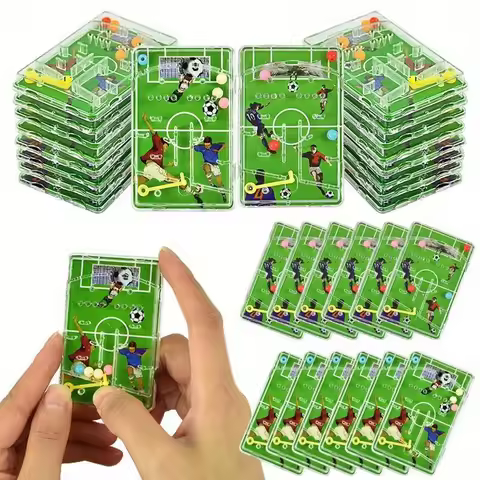 12/24pcs Soccer Party Favors Maze Game Birthday Party Decoration Gifts Soccer Gift Bag Giveaway Supp
