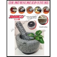 Mortar and pestle / Lesung Batu / Guacamole Salsa Maker ( Nature Granite Stone )