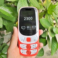 โทรศัพท์มือถือปุ่มกด PHONE 2300 ใช้ได้ 2 ซิม จอ 2.4 นิ้ว รองรับ 3G/4G AIS TRUE DTAC ถูกสุดๆ ใหม่2023 รองรับภาษาไทย I229