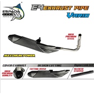 ESPADA RACING EXHAUST VARIO 160 28MM E4 CUTTING RS150 WITH SILENCER