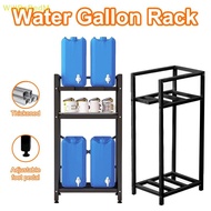 [WillBeRedM] Metal Water Bottle Jug Holder 2/3 Tier Heavy Duty Water Cooler Jug Storage Rack Detacha