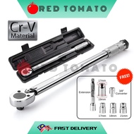 RED TOMATO 1/2'' 1/4" 3/8" Driver Click Adjustable Micrometer Torque Wrench Spanar Impact Wrench Soc