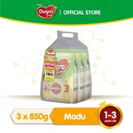 (RM21.50 X 3 PACKS) SUSU DUGRO MADU LANGKAH 3 850GRAM