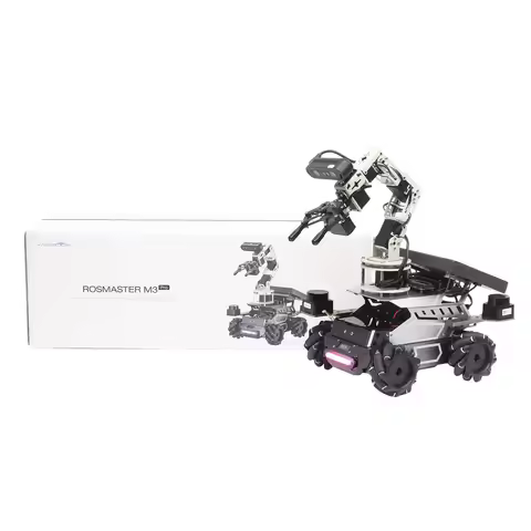 Yahboom ROSMASTER M3 PRO AI Large Model ROS2 3D Depth Vision Smart Car Dual LiDAR SLAM Mapping Navig