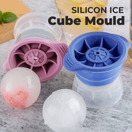 Round Ice Cube Mold Round Ice Mold Silicone + PP Material Size 11cm x 8cm - CF-18
