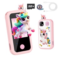 Multifunctional Children Game Phone 2.4 Inch Touch Operation Dual Camera Capture Early Education Gam