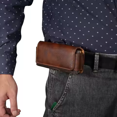 Leather Belt Clip Case Man Waist Bag For Oppo Find N5 N3,Honor Magic V5 V3 Vs3 Vs2,Tecno V,Vivo X Fo