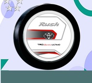 sarung ban serep rush tutup ban mobil RUSH bahan kulit sintetis tebal tahan lama