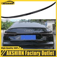 High Quality ABS FOR Audi A6 S6 SLINE RS6 C8 S STYLE 2019 2020 2021 Car Trunk Lip Wings Tail A6 Acce