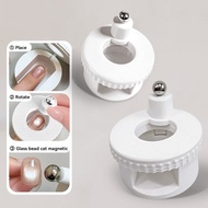 Rotating Cat Eyes Nail Magnet for Nails Automatic Glass Bead Nail Magnet Spinner Magnetic Gel Polish