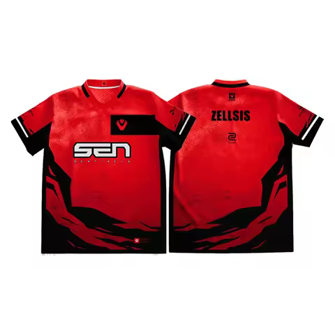 Esports Club Sentinels 2025 Jersey Uniforms Valorant Professional League VCT SEN Player Uniform Men'