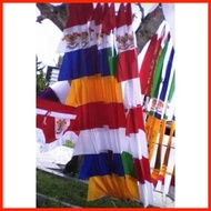 MATA Original Umbul Umbul Flag Grains Zig Zag Banner 6/8/10 Garuda Eyes