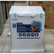 [ Garansi] Box Freezer Aqua 100 Liter Aqf 100W Chest Freezer 100 Liter