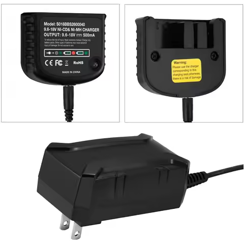 9.6V-18V NiMh Battery Hpb18-Ope FSB14 FS12B HPB18 HPB96 FSB96 Replacement Charger for Black&Decker 1