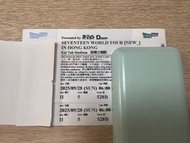 ［出］Seventeen new_ world tour svt 香港 演唱會 9/28 1599 兩張 啟德