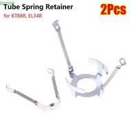 LONNGMY 2Pcs Vacuum Tube Retainer Holder, Steel Vintage Style Audio Amplifier Spring Holder, Spring 