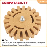 [SzxflieebMY] Car Decal Remover Eraser Wheel Sticker Remover Multipurpose Professional 4inch Rubber 