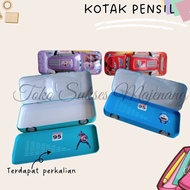 FANCY CAR CHARACTER TIN PENCIL CASE CHARACTER TIN PENCIL CASE/ 2-TIER CHARACTER PENCIL CASE/ TIN PEN