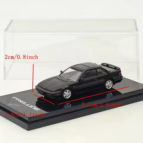 HJ 1/64 Scale PRELUDE BA5 SI TCV Regular version Alloy Car Model