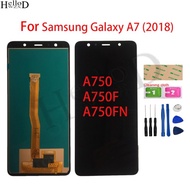 Modul Layar Sentuh LCD TFT / AMOLED Untuk Samsung Galaxy A7 2018 A750