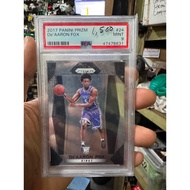 DE'AARON FOX PSA9 ROOKIE CARD PRIZM - 999 PESOS ONLY
