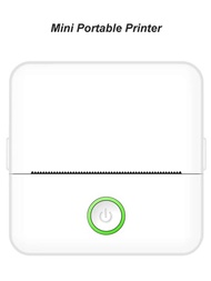 1入組便攜式迷你熱感標籤印表機家用相片印表機學生錯題印表機迷你標籤印表機價格標籤