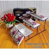 (WOODEN PACKING) Fiorenza Tiered Buffet Set AK-883A & AK-883B