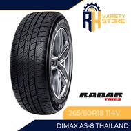 RADAR THAILAND 265/60R18 114V DIMAX AS-8 PASSENGER TIRES