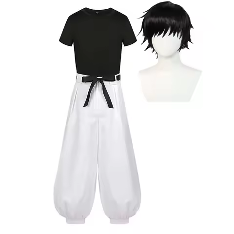 Halloween Jujutsu JJK Manga Anime Fushiguro Toji Satoru Gojo Cosplay Costume or wig