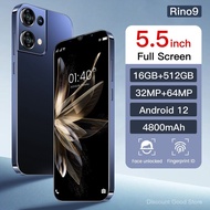 New Product Low Price Rino9/16+512GB/Face Fingerprint Identification/Battery 4800mAh/Ten-Core Proces