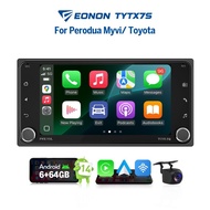 Eonon 7 inch Toyota Perodua Myvi  Android 14 Android Player 6+64GB CarPlay Android Auto QLED TYTX7S 