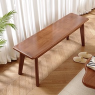 solid wood long bench thicken dining bench household dining room entryway shoe changing bench