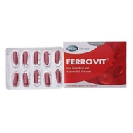 Iron Ferrous Fumarate + Folic Acid + Vit. B12 50 softgel caps with Vanilla Scent Hemarate Sangobion