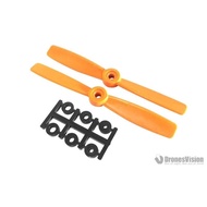 HQProp 5X4.5 Orange Tempered Glass Fiber Composite Material Multi-Axis Dedicated 3D Propeller 2 Pcs 